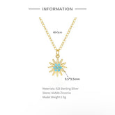 AERIE TURQUOISE SUNBURST NECKLACE